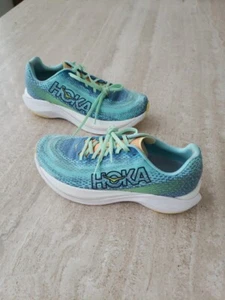 Hoka One Mach X Men’s Size 8 D Dust / Cloudless Running Shoes 1141450 DDL Used - Picture 1 of 9