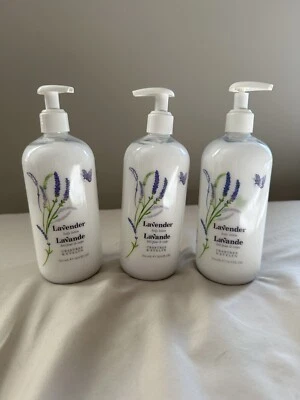 Crabtree Evelyn Lavender Body Lotion 16.9 oz/500ml LOT OF 3 Jumbo Size - Image 1 of 4