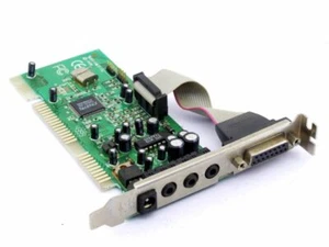 Crystal 4399 CX4235-XQ3 Puce PC Audio Jeu Board Isa Carte Son CD A-PRO-5 Dc 9V - Photo 1/1