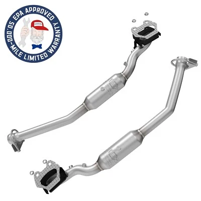 2Pcs Catalytic Converter For 2011-2012 Jeep Grand Cherokee 3.6L Stainless Steel Foto 1 de 4
