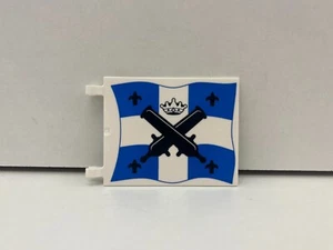 LEGO® Piratas Piratas Bandera Bandera 6x4 Faldas Azules 2525pb018 de 10320 NUEVO NEW EF - Imagen 1 de 2