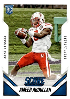 2015 Score #385 Ameer Abdullah Rookie Detroit Lions - Image 1 of 2