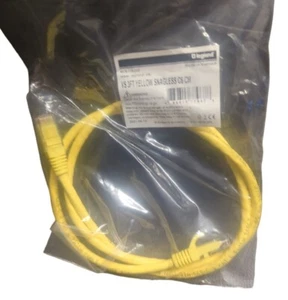 LEGRAND 576-115-003 V3 3FT YELLOW SNAGLESS C6 CM. CAT 6 Patch Cable - Picture 1 of 2