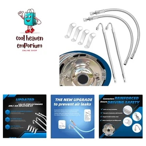 Double Tires Air Inflation Kit, Valve Stem Extension, Valve Stem Extenders, D... - Picture 1 of 7