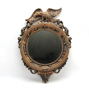 Vintage 1959 Patriotic Eagle Framed Mirror Coppercraft Guild Wall Hanging - Picture 1 of 7