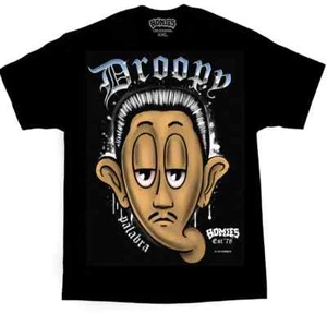Camiseta DGA Homies Droopy Big Face Lowrider Chicano Art David Gonzales - Imagen 1 de 2