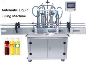 10-5000ml Automatic Liquid Filling Machine Filler for Oil Milk Beverage Cleaner - Picture 1 of 8