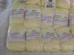Sullivans Baby Touch 4ply Knitting Yarn 25gm Cream - Picture 1 of 1