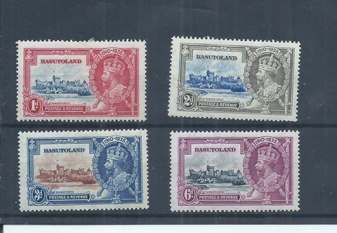 Basutoland stamps. 1935 George V Silver Jubilee MH. 2d is thin (AH474) Cover