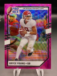 2022 Pro Set Metal - Bryce Young Pink Wave #PSB-BY1 - Picture 1 of 2