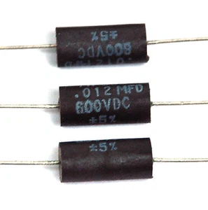 100pc Polypropylene Film Capacitor MPT MP MP85S 0.012uF 600V J +/-5% Axial STK - Picture 1 of 3