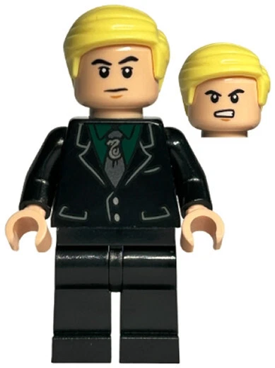 LEGO 76405 Draco Malfoy Slytherin Tie hp385 Minifigura Hogwarts Express CE Foto 1 de 1