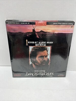 Sealed Dances with Wolves Laserdisc Widescreen ID8322012 LD WS Kevin Costner - Image 1 of 2