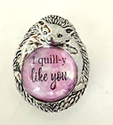 Ganz Lucky Little HEDGEHOG Message Figurine "I Quilly-y Like You"