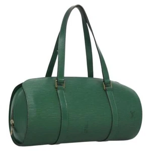 LOUIS VUITTON Epi Soufflot Hand Bag Green M52224 LV Auth ep8044 - Picture 1 of 21