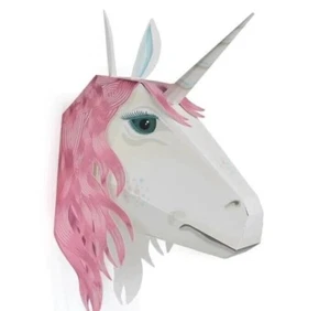 Make Your Own Magical Unicorn Wall Decoration New Gift Kids Bedroom Craft New - Picture 1 of 2
