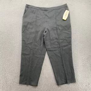 White Stag Women’s Gray Pull On Dress Chino Slacks Trouser Size 18P NEW - Picture 1 of 12