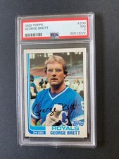 1982 Topps George Brett baseball card #200 PSA 7