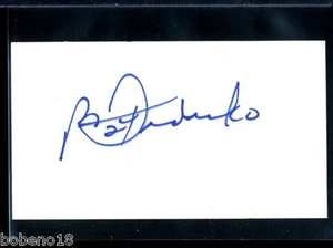 Bernie Federko signed autographed Auto 3.5 x 2 Cut Hockey HOF Blues - Picture 1 of 1