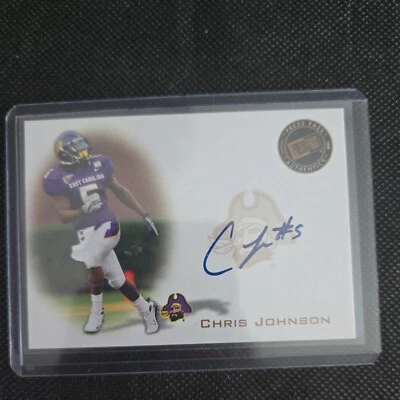 2008 Press Pass Chris Johnson On Card Autograph - Изображение 1 из 2