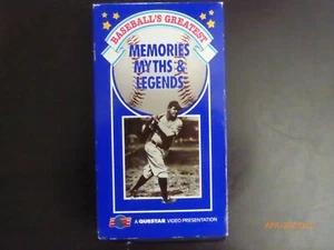 BASEBALL'S GREATEST MEMORIES, MYTHS, LEGENDS AND BASEBALL FUNNIES - 2 VHS TAPES - Picture 1 of 7