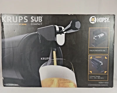New KRUPS Hopsy  The Sub Compact Draft Beer Dispenser VB641850 - Image 1 of 4