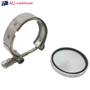 50mm Universal BOV Weld TIAL Flange Block Off Plate Cap 2.33" OD X 2.22" ID - Bild 1 von 5
