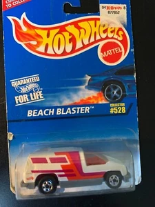 Hot Wheels ~ Beach Blaster ~ 1996 Collector No.528 ~ White ~ Cool Custom Van - Picture 1 of 1