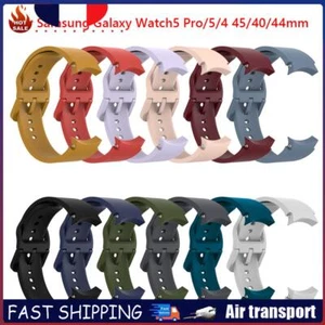 Silicone Replace Watch Wrist Strap for Galaxy Watch5 Pro/5/4 45/40/44mm # - Zdjęcie 1 z 33