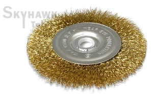 New 4-1/2” X 5/8" Arbor Wire Wheel Brush for Angle Grinder - Picture 1 of 1