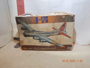 Crown Boeing B-17G Fortress 1:144 Model Kit-Partially assembled, missing prop - Picture 1 of 3