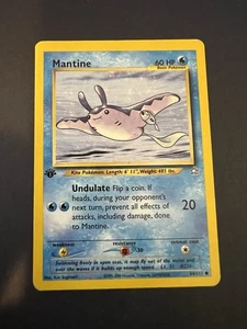 Pokémon TCG Mantine Neo Genesis 64 Regolare 1° Edizione Comune MP+ - Foto 1 di 2