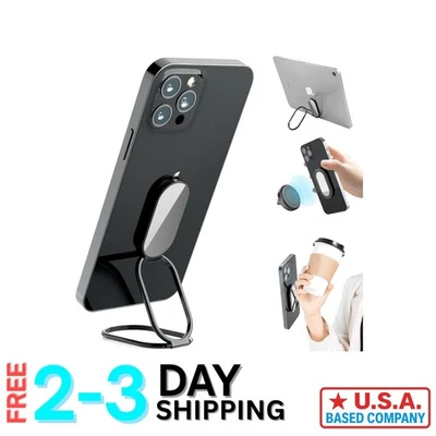 Elegant Gun Black Phone Holder – 360° Adjustable Stand for Ultimate Comfort - Image 1 of 4