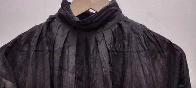 Vintage Goth Blouse for Victorian Jewelry 1980s Authentic New Wave Gothic Style - Image 1 of 4