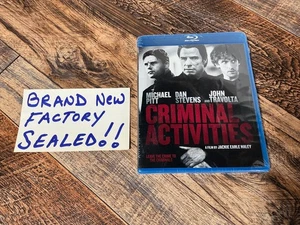Criminal Activities (Blu-ray, 2015) WIDESCREEN NEW SEALED John Travolta Movie - Picture 1 of 6