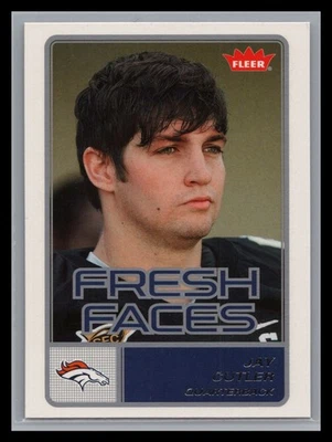 Fleer #FR-JC 2006 Jay Cutler Fresh Faces novato radiocontrol Denver Broncos Foto 1 de 2