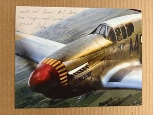 John Mosley Tuskegee Airmen Autographed 8x10 Picture Autograph - Picture 1 of 1