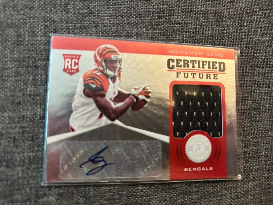 2012 - Certified Future Signature Materials Mohamed Sanu #24 /175 (AU, MEM, RC) - Image 1 of 2