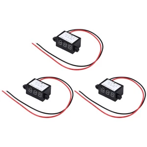 3 Pcs High Accuracy Digital Display Voltage Meter Mini Voltmeter - Picture 1 of 12