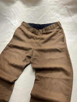 Pantalones gabardina rayón años 50 pantalones a cuadros a rayas Rockabilly garra atómica Foto 1 de 4