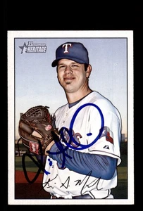 Signed Baseball Card Auto Kevin Millwood 2007 Bowman Heritage #163 Texas Rangers - Picture 1 of 2