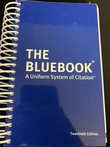 The Bluebook: A Uniform System of Citation, Twentieth Edition - Picture 1 of 1