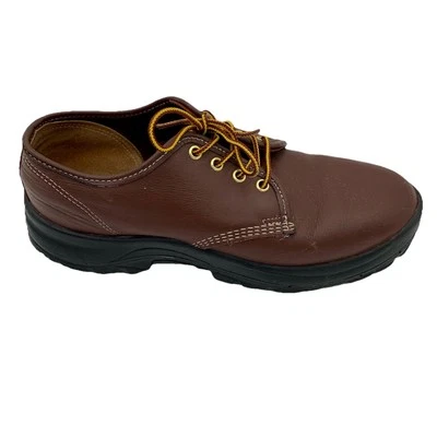 Thorogood Oxford Shoes Women Sz 9.5 EE Extra Wide Work Brown Leather Uniform EUC - Image 1 of 4