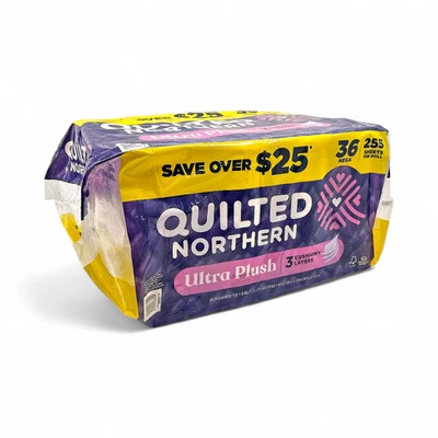 Quilted Northern Ultra Plush Toilet Paper 3-Ply Mega Rolls - 255 Sheets/36 Count - Image 1 of 3