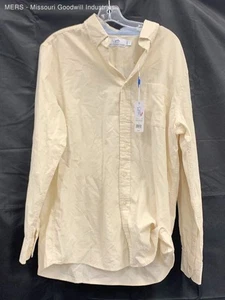 Southern Tide Men's Oatmeal Long Sleeve Lightweight Button-Up Size L - Picture 1 of 4