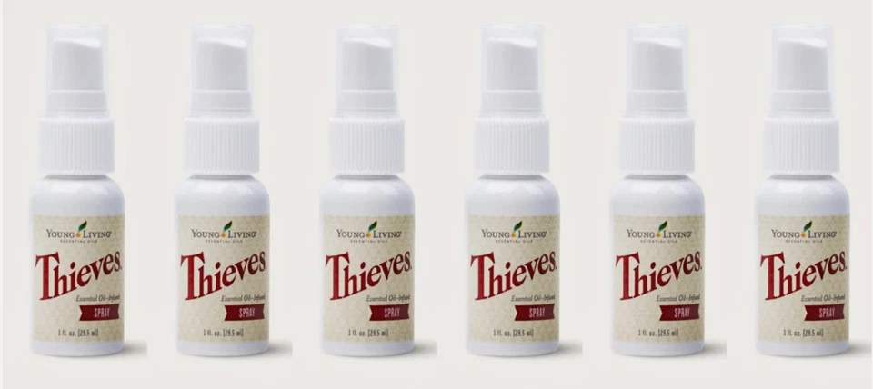 Paquete de 6 Young Living Thieves Spray 1 fl oz - Nuevo y Envío Gratis EE. UU. Foto 1 de 1