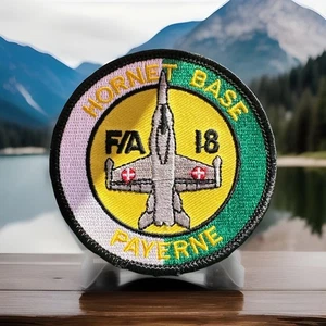 F/A-18 Hornet Patch Schweizer Luftwaffe - rund 80mm Durchmesser - Bild 1 von 4