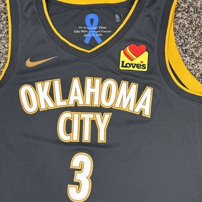 Chris Paul Oklahoma City Thunder Nike City Swingman Authentic Jersey Size 52 XL - Image 1 of 4