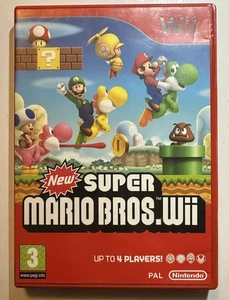 New Super Mario Bros. Wii (Nintendo Wii, 2009) CIB komplett / RVL SMNP UKV - Bild 1 von 9