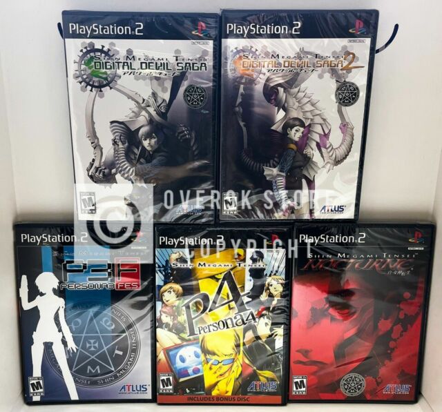 jogo shin megami tensei digital devil saga 2 ps2 orig. NOVO